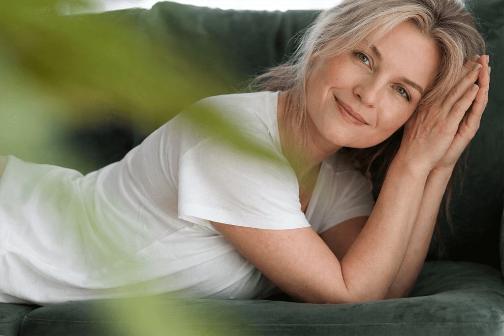 Mujer relajada y con mejor energía