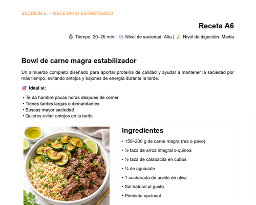 Recetas antiinflamatorias